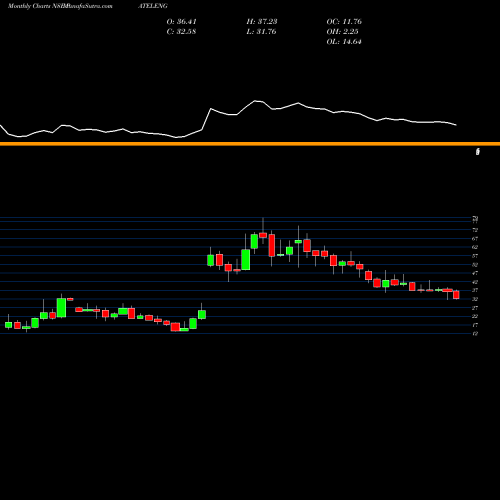 Monthly charts share PATELENG Patel Engineering Limited NSE Stock exchange 