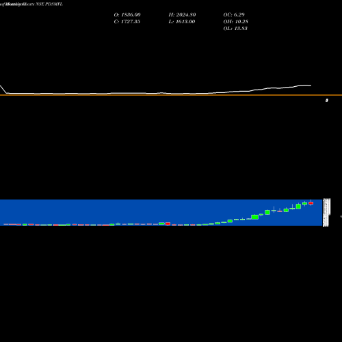 Monthly charts share PDSMFL PDS Multinational Fashions Limited NSE Stock exchange 