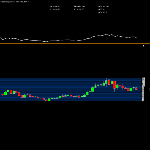 Monthly charts share POKARNA Pokarna NSE Stock exchange 