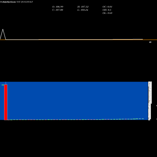 Monthly charts share QGOLDHALF QUANTUM GOLD FUND QUANTUM GOLD  NSE Stock exchange 