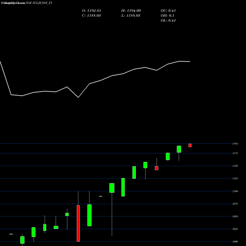 Monthly charts share SCLZC25F_Y5 Sec Re Ncd Sr Iii NSE Stock exchange 