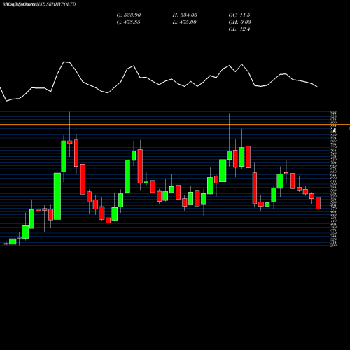 Monthly charts share SRHHYPOLTD Sree Rayalaseema Hi-Strength Hypo Limited NSE Stock exchange 