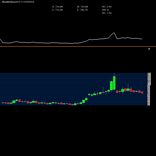 Monthly charts share SUNDRMBRAK Sundaram Brake Linings Limited NSE Stock exchange 