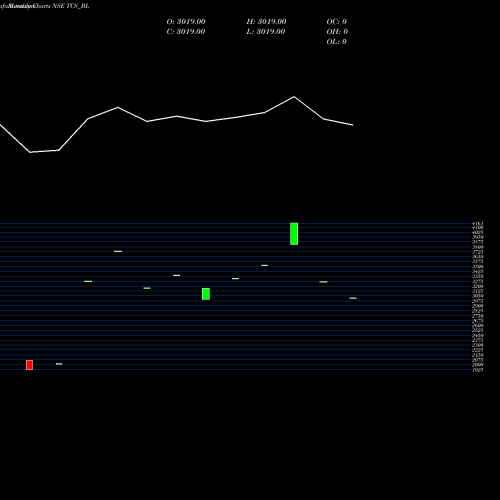 Monthly charts share TCS_BL Tata Consultancy Serv Lt NSE Stock exchange 