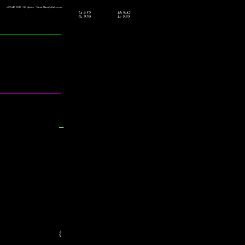 AMBER 7300 CE (CALL) 24 February 2026 options price chart analysis Amber Enterprises (i) Ltd 