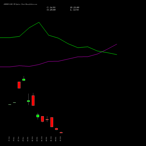 AMBER 6100 PE (PUT) 24 February 2026 options price chart analysis Amber Enterprises (i) Ltd 