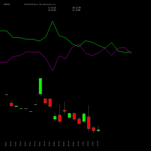 BERGEPAINT 465 PE PUT indicators chart analysis Berger Paints (I) Limited options price chart strike 465 PUT