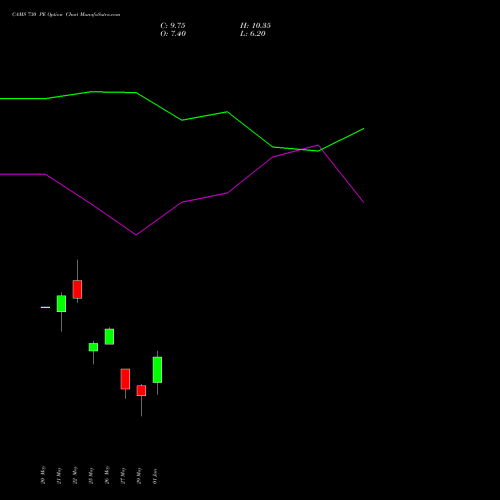 CAMS 730 PE (PUT) 30 June 2026 options price chart analysis Computer Age Mngt Ser Ltd 