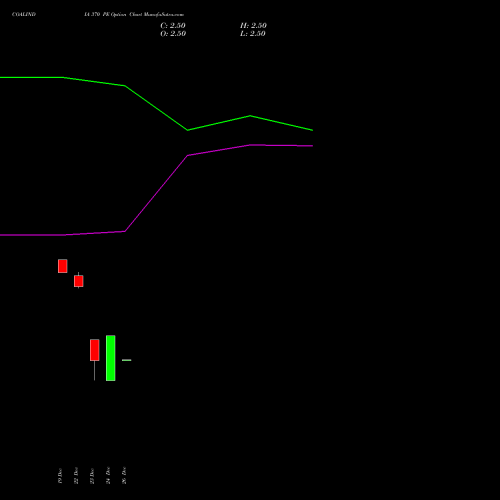 COALINDIA 370 PE (PUT) 24 February 2026 options price chart analysis Coal India Limited 