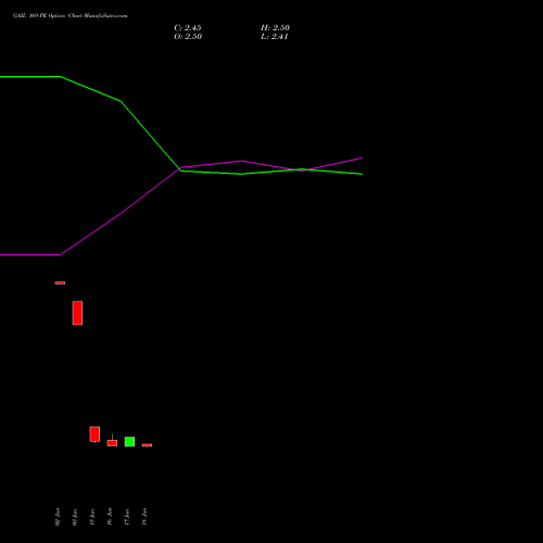 GAIL 169 PE (PUT) 28 July 2026 options price chart analysis GAIL (India) Limited 