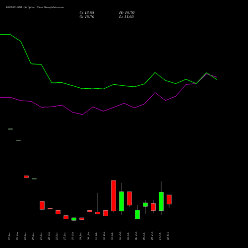KAYNES 4800 CE (CALL) 24 February 2026 options price chart analysis Kaynes Technology Ind Ltd 
