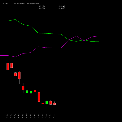 MOTHERSON 135 PE (PUT) 30 June 2026 options price chart analysis Samvrdhna Mthrsn Intl Ltd 