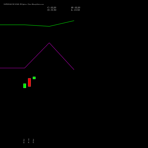 NATIONALUM 315.00 PE (PUT) 23 November 2026 options price chart analysis National Aluminium Company Limited 