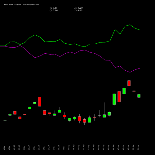 NBCC 95.00 PE (PUT) 25 August 2026 options price chart analysis National Buildings Construction Corporation Limited 
