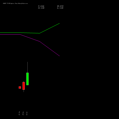 NHPC 73 PE (PUT) 27 October 2026 options price chart analysis NHPC Limited 