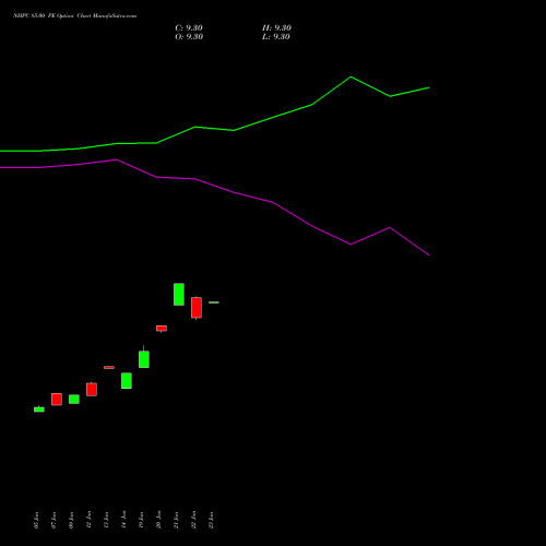 NHPC 85.00 PE (PUT) 24 February 2026 options price chart analysis NHPC Limited 