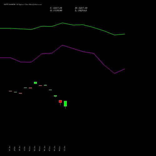 NIFTY 24800.00 CE (CALL) 24 February 2026 options price chart analysis Nifty 50 