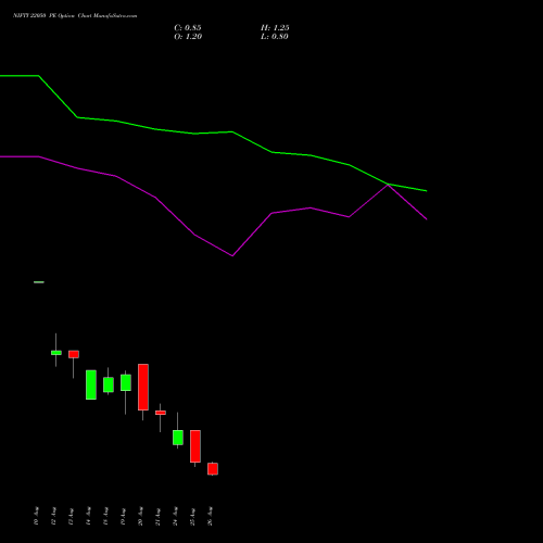 NIFTY 22050 PE (PUT) 01 September 2026 options price chart analysis Nifty 50 