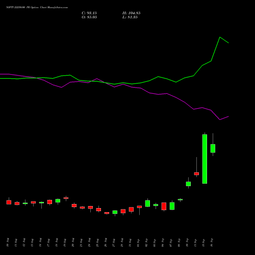 NIFTY 22250.00 PE (PUT) 27 October 2026 options price chart analysis Nifty 50 