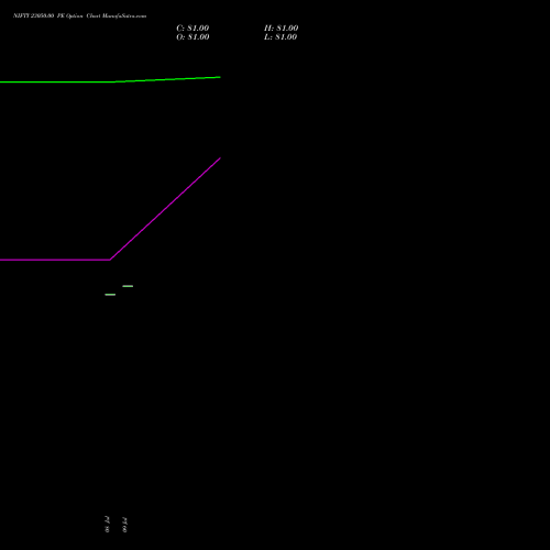 NIFTY 23050.00 PE (PUT) 11 August 2026 options price chart analysis Nifty 50 