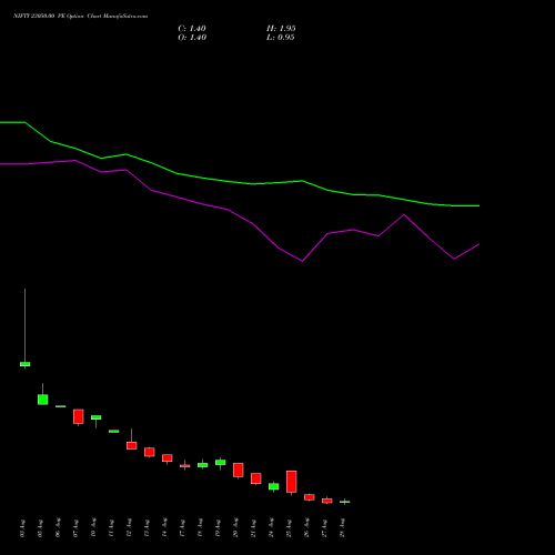 NIFTY 23050.00 PE (PUT) 01 September 2026 options price chart analysis Nifty 50 