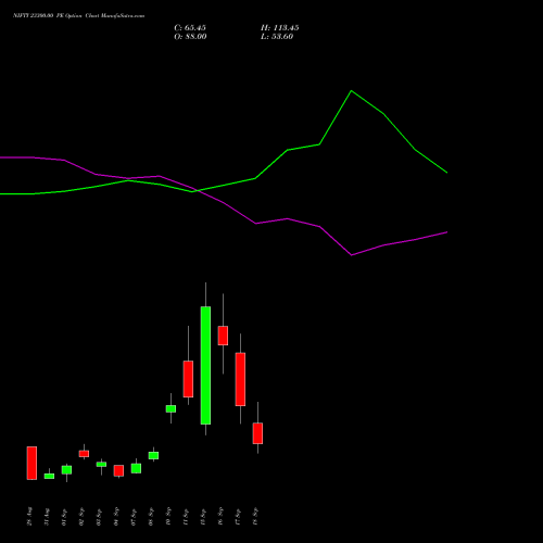 NIFTY 23300.00 PE (PUT) 22 September 2026 options price chart analysis Nifty 50 