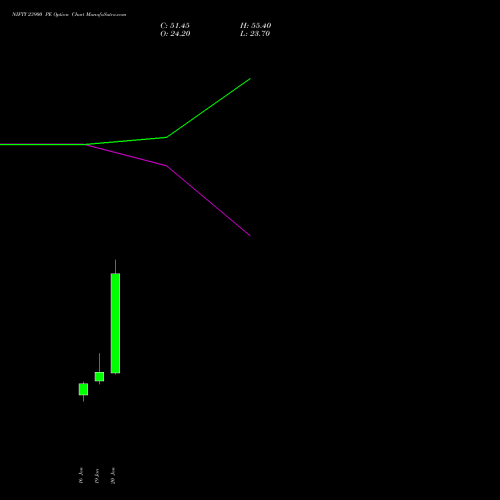 NIFTY 23900 PE (PUT) 24 February 2026 options price chart analysis Nifty 50 