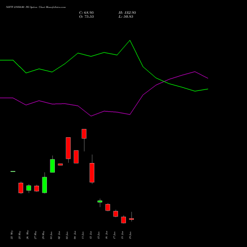 NIFTY 23950.00 PE (PUT) 23 June 2026 options price chart analysis Nifty 50 