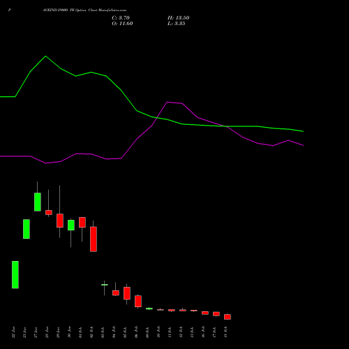 PAGEIND 29000 PE (PUT) 24 February 2026 options price chart analysis Page Industries Limited 