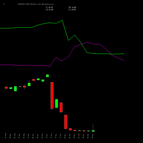 PATANJALI 370.00 PE (PUT) 29 September 2026 options price chart analysis Patanjali Foods Limited 