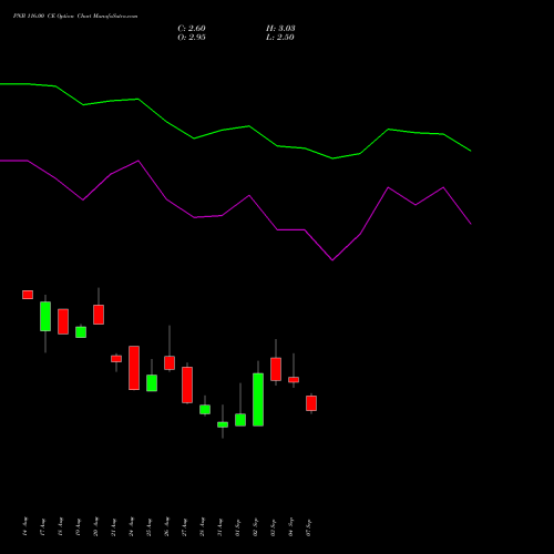 PNB 116.00 CE (CALL) 29 September 2026 options price chart analysis Punjab National Bank 