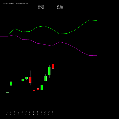 PNB 100 PE (PUT) 30 June 2026 options price chart analysis Punjab National Bank 