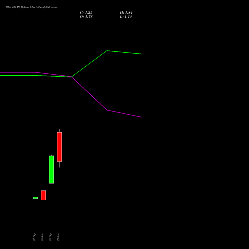 PNB 107 PE (PUT) 27 October 2026 options price chart analysis Punjab National Bank 