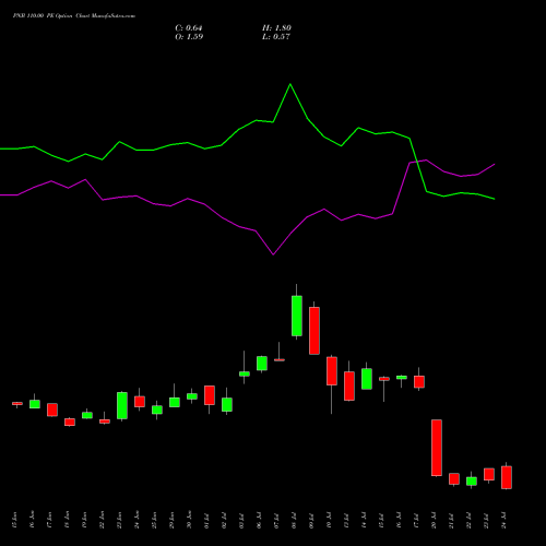 PNB 110.00 PE (PUT) 28 July 2026 options price chart analysis Punjab National Bank 