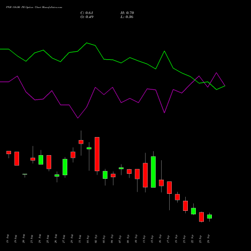 PNB 116.00 PE (PUT) 29 September 2026 options price chart analysis Punjab National Bank 