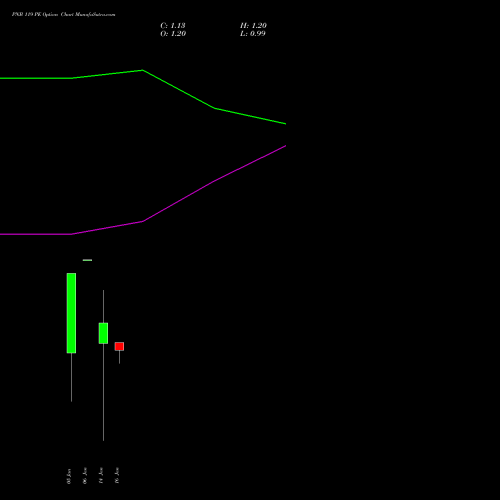 PNB 119 PE (PUT) 24 February 2026 options price chart analysis Punjab National Bank 