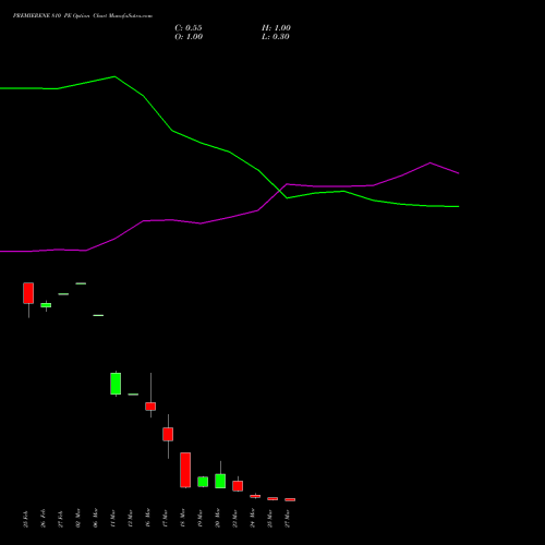PREMIERENE 810 PE (PUT) 30 March 2026 options price chart analysis Premier Energies Limited 