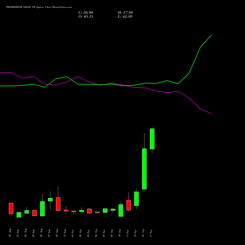 PREMIERENE 940.00 PE (PUT) 29 September 2026 options price chart analysis Premier Energies Limited 