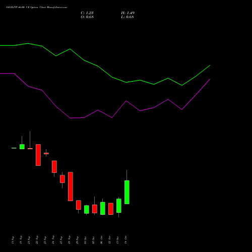 SAGILITY 46.00 CE (CALL) 27 October 2026 options price chart analysis Sagility India Limited 