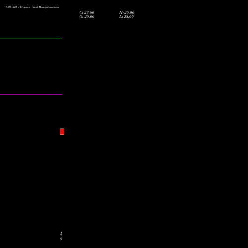 SAIL 220 PE (PUT) 29 September 2026 options price chart analysis Steel Authority of India Limited 
