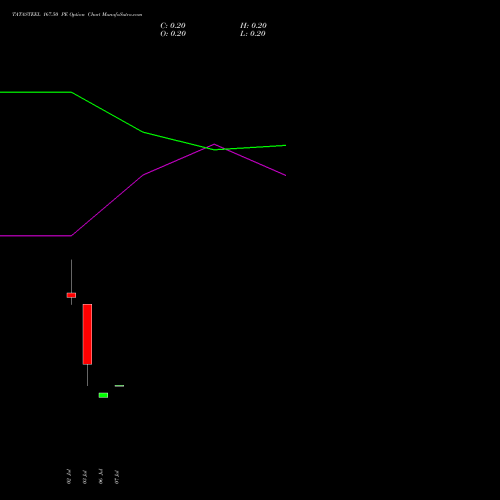 TATASTEEL 167.50 PE (PUT) 28 July 2026 options price chart analysis Tata Steel Limited 