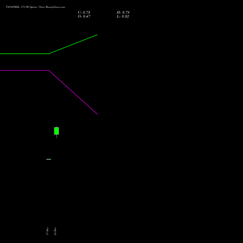 TATASTEEL 171 PE (PUT) 28 April 2026 options price chart analysis Tata Steel Limited 