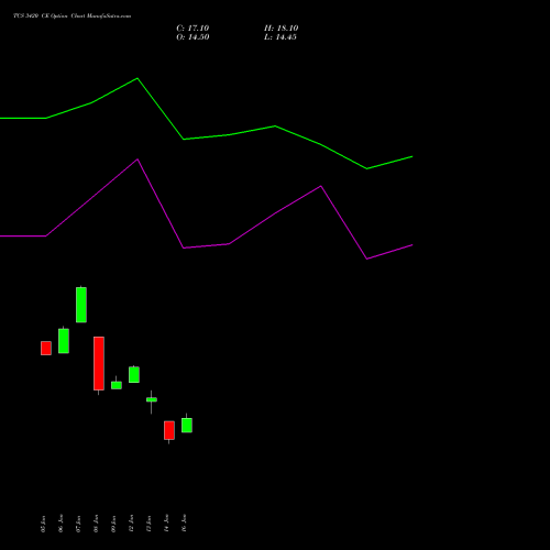 TCS 3420 CE (CALL) 24 February 2026 options price chart analysis Tata Consultancy Services Limited 