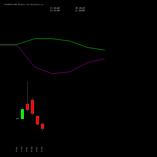 UNOMINDA 1000 PE (PUT) 30 June 2026 options price chart analysis Uno Minda Limited 