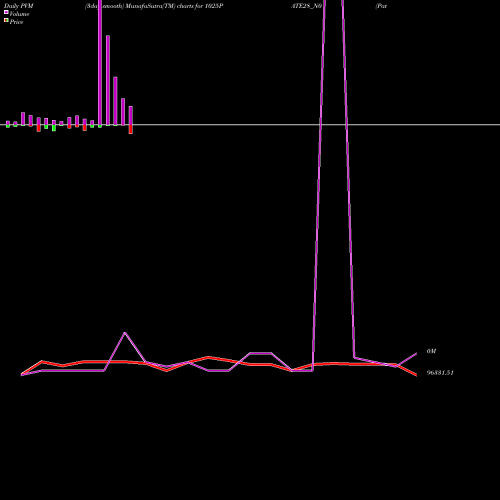 PVM Price Volume Measure charts Pate 10.25% 2028 1025PATE28_N0 share NSE Stock Exchange 