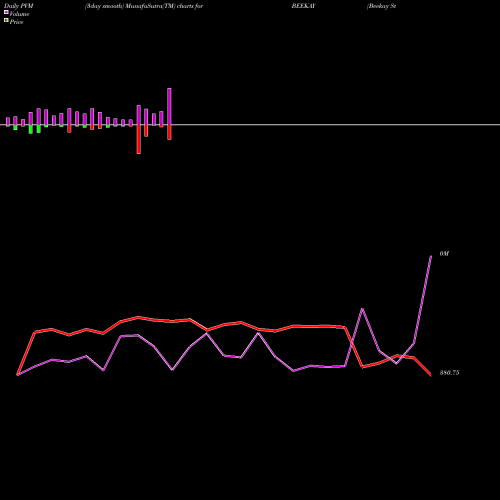 PVM Price Volume Measure charts Beekay Steel Inds. Ltd. BEEKAY share NSE Stock Exchange 