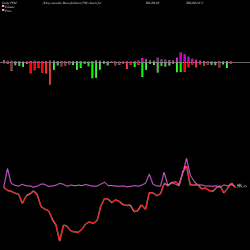 PVM Price Volume Measure charts BIGBLOC Const. BIGBLOC share NSE Stock Exchange 