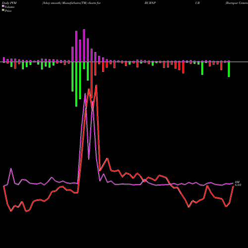 PVM Price Volume Measure charts Burnpur Cement Limited BURNPUR share NSE Stock Exchange 
