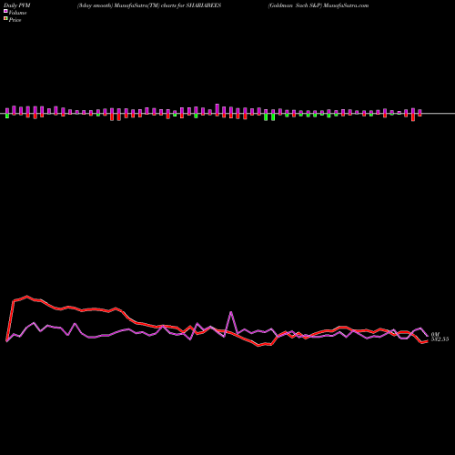 PVM Price Volume Measure charts Goldman Sach S&P SHARIABEES share NSE Stock Exchange 