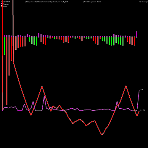 PVM Price Volume Measure charts Teerth Gopicon Limited TGL_SM share NSE Stock Exchange 